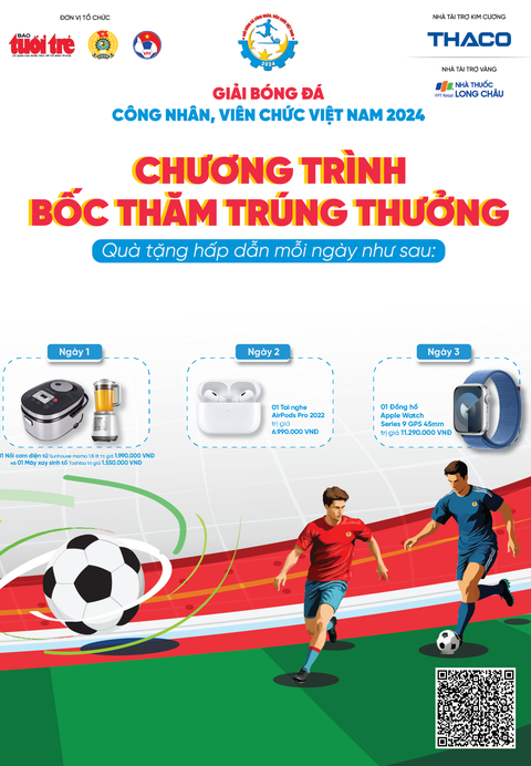 Xem Giải bóng đá công nhân, viên chức 2024 và cơ hội nhận quà hấp dẫn từ FPT Long Châu - Ảnh 4.