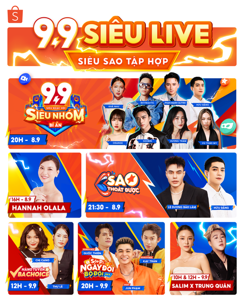 Shopee khởi động sự kiện ‘9.9 Ngày Siêu Mua Sắm’ - Ảnh 2. Shopee khởi động sự kiện ‘9.9 Ngày Siêu Mua Sắm’ - Ảnh 2.