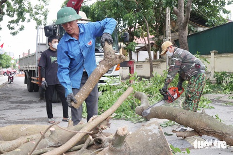 Người dân Nghệ An hối hả chống siêu bão Yagi - Ảnh 10.