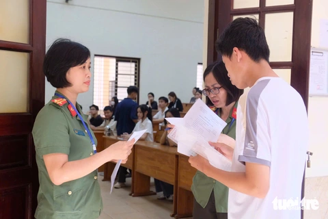 Điểm chuẩn hệ trung cấp Công an nhân dân cao nhất 27,89 - Ảnh 1.