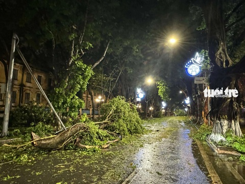 Bão số 3 đã suy yếu thành áp thấp nhiệt đới, nhiều nơi mưa to - Ảnh 8.