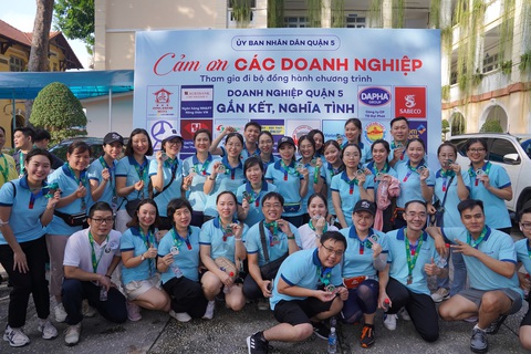 Chương trình đi bộ vinh danh doanh nghiệp của quận 5 trở lại trong tháng 9 - Ảnh 1.