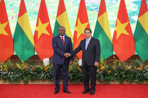 Thủ tướng, Chủ tịch Quốc hội hội kiến Tổng thống Guinea-Bissau - Ảnh 1.