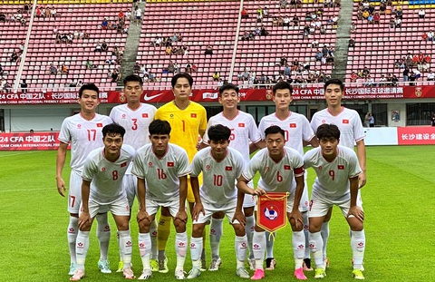 U22 Việt Nam thua trận thứ 2 ở Trung Quốc - Ảnh 1.