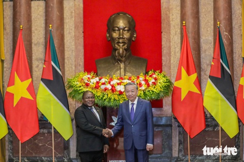 Tổng Bí thư, Chủ tịch nước Tô Lâm hội đàm với Tổng thống Mozambique - Ảnh 2.