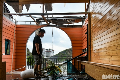 Bà chủ bungalow ở Cát Bà: ‘Nhà tôi thiệt hại gần 10 tỉ đồng do bão số 3’ - Ảnh 4.