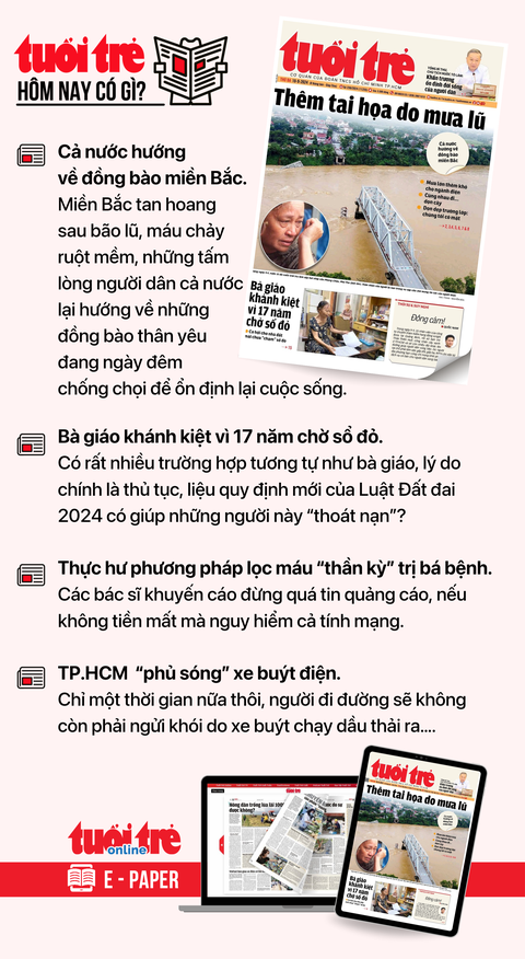 Tin tức sáng 10-9: Triệu tập nhiều người đưa tin thất thiệt vỡ đê - Ảnh 6.