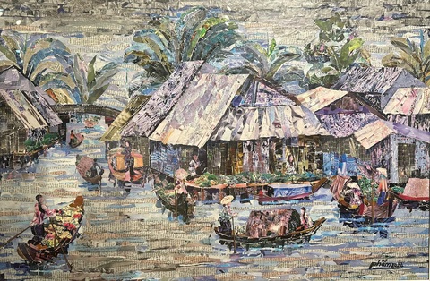 137 họa sĩ, nhà điêu khắc góp tác phẩm triển lãm, bán gây quỹ - Ảnh 6. 137 họa sĩ, nhà điêu khắc góp tác phẩm triển lãm, bán gây quỹ - Ảnh 6.