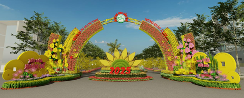 Cần Thơ làm đường hoa nghệ thuật hơn 5 tỉ đồng không dùng ngân sách - Ảnh 2.
