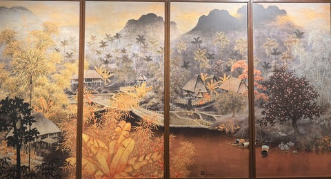 Trần Phúc Duyên, người Việt Nam hiếm hoi vẽ tranh sơn mài ở Châu Âu - Ảnh 3. Trần Phúc Duyên, người Việt Nam hiếm hoi vẽ tranh sơn mài ở Châu Âu - Ảnh 3.