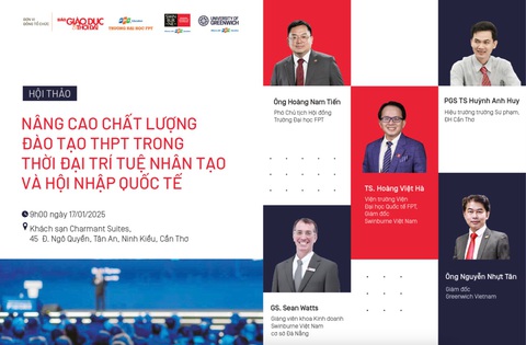 Mở hội thảo về đào tạo THPT trong thời đại trí tuệ nhân tạo - Ảnh 1.