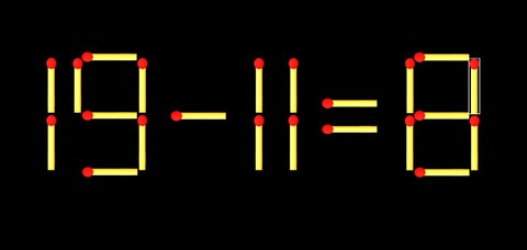 Thử tài IQ: Di chuyển một que diêm để 7+17=8 thành phép tính đúng - Ảnh 1.