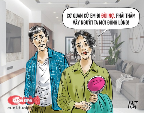 Cuối năm, đi đòi nợ cho công ty bằng chiêu 'thảm nhân kế' - Ảnh 2.