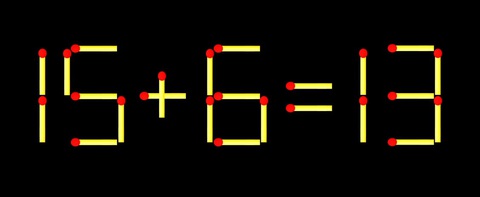 Thử tài IQ: Di chuyển một que diêm để 61+3=8 thành phép tính đúng - Ảnh 3.