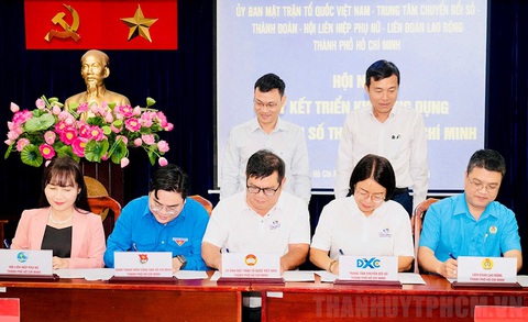 TP.HCM: Ký kết triển khai ứng dụng Công dân số, nâng cao hiệu quả tương tác cộng đồng - Ảnh 1.