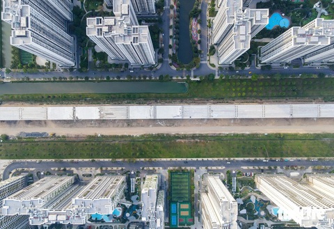 Công trường vành đai 3 qua TP Thủ Đức hối hả những ngày cận Tết - Ảnh 5.
