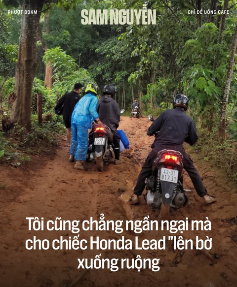 Cô nàng 9x dám bước ra khỏi vùng an toàn: 'Quăng quật' Honda Lead trên đường đèo, lên ngọn đồi hiu quạnh toàn tiếng quạ kêu- Ảnh 5. Cô nàng 9x dám bước ra khỏi vùng an toàn: 'Quăng quật' Honda Lead trên đường đèo, lên ngọn đồi hiu quạnh toàn tiếng quạ kêu- Ảnh 5.