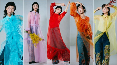 Nét đẹp cá tính khi kết hợp áo voan và quần jeans thêu tay của Chu Thị Hồng Anh - Ảnh 1. Nét đẹp cá tính khi kết hợp áo voan và quần jeans thêu tay của Chu Thị Hồng Anh - Ảnh 1.