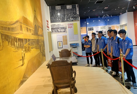 Khánh thành công trình xây dựng mới Bảo tàng Tôn Đức Thắng - Ảnh 4. Khánh thành công trình xây dựng mới Bảo tàng Tôn Đức Thắng - Ảnh 5.