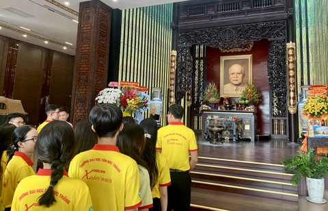 Khánh thành công trình xây dựng mới Bảo tàng Tôn Đức Thắng - Ảnh 2. Khánh thành công trình xây dựng mới Bảo tàng Tôn Đức Thắng - Ảnh 3.