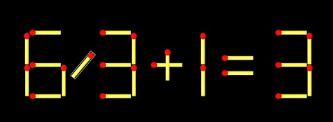 Thử tài IQ: Di chuyển một que diêm để 69+1=3 thành phép tính đúng - Ảnh 1.