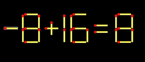 Thử tài IQ: Di chuyển một que diêm để 8+18=8 thành phép tính đúng - Ảnh 1.