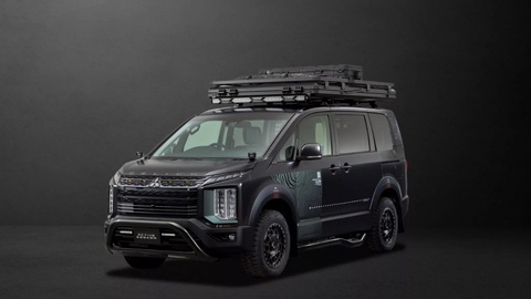 Mitsubishi công bố dàn xe độ ấn tượng: Outlander PHEV có phiên bản bóng đêm, Triton đua rally - Ảnh 5.