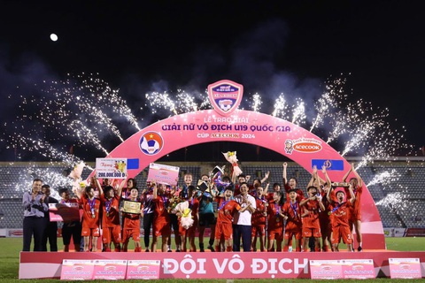 Bóng đá trẻ nữ Việt Nam nhận tin vui ở Giải U19 nữ quốc gia 2025 - Ảnh 1. Bóng đá trẻ nữ Việt Nam nhận tin vui ở Giải U19 nữ quốc gia 2025 - Ảnh 1.