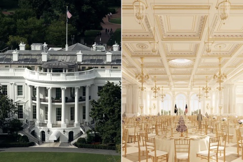 Nhà Trắng tiếp tục xây phòng khiêu vũ giữa lúc chính phủ đóng cửa? - Tuổi  Trẻ Online