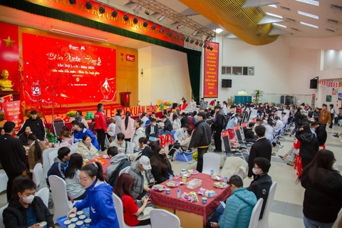 Đến Lễ hội Xuân hồng để ‘Hiến máu đầu xuân - Nhân lên hạnh phúc’ - Ảnh 1. Đến Lễ hội Xuân hồng để ‘Hiến máu đầu xuân - Nhân lên hạnh phúc’ - Ảnh 1.