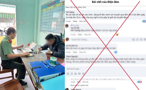Công an làm việc với người viết bình luận xuyên tạc về nghị định 168 trên Facebook - Ảnh 1.