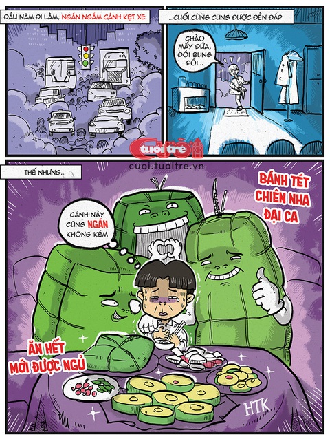Giờ này nhà tui vẫn còn bánh chưng bánh tét - Ảnh 1.