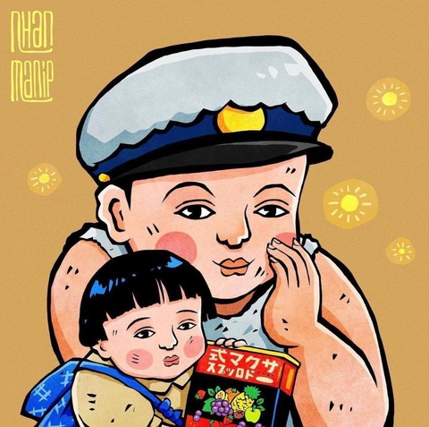 Khi các nhân vật hoạt hình hóa thành tranh Đông Hồ  - Ảnh 6.