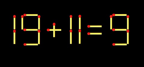 Thử tài IQ: Di chuyển một que diêm để 8+9=0 thành phép tính đúng - Ảnh 2.