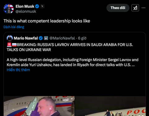 Nga, Mỹ dành lời khen cho nhau ngay trước đàm phán ở Saudi Arabia - Ảnh 1.