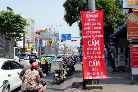 'Giải pháp mềm' giúp giảm kẹt xe - Ảnh 1. 'Giải pháp mềm' giúp giảm kẹt xe - Ảnh 1.