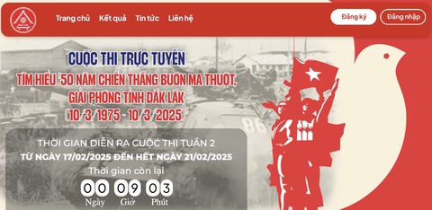 Thi tìm hiểu chiến thắng Buôn Ma Thuột nhận giải thưởng cao - Ảnh 1. Thi tìm hiểu về Chiến thắng Buôn Ma Thuột nhận giải thưởng hấp dẫn - Ảnh 1.
