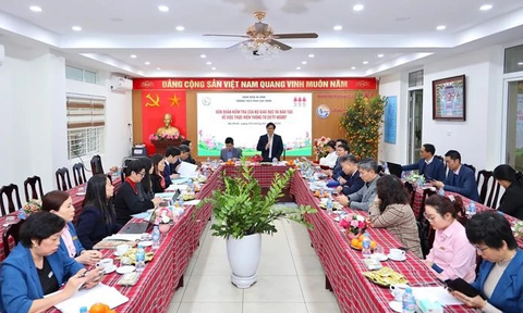 Bộ Giáo dục và Đào tạo kiểm tra việc dạy thêm, học thêm tại Hà Nội - Ảnh 1. Bộ Giáo dục và Đào tạo kiểm tra việc dạy thêm, học thêm tại Hà Nội - Ảnh 1.