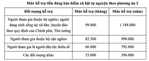Đề xuất hỗ trợ 50% tiền đóng bảo hiểm xã hội tự nguyện cho người nghèo - Ảnh 3. Đề xuất hỗ trợ 50% tiền đóng bảo hiểm xã hội tự nguyện cho người nghèo - Ảnh 3.