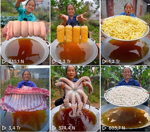 Bà Tân Vlog của hiện tại: Nội dung mất chất, cổ xuý cách nấu ăn lãng phí, nhiều dầu mỡ? - Ảnh 2. Kênh Bà Tân Vlog mất chất, cổ xúy cách nấu ăn lãng phí nhiều dầu mỡ? - Ảnh 2.