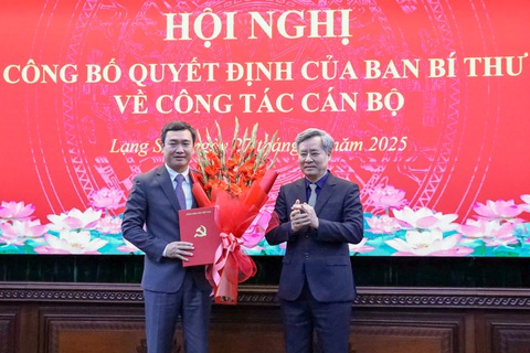 Phó chủ tịch Ủy ban quản lý vốn nhà nước tại doanh nghiệp làm phó bí thư Tỉnh ủy Lạng Sơn - Ảnh 2. Phó chủ tịch Ủy ban Quản lý vốn nhà nước tại doanh nghiệp làm phó bí thư Tỉnh ủy Lạng Sơn - Ảnh 2.