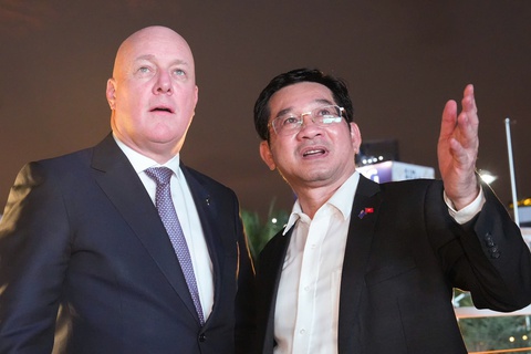 Thủ tướng New Zealand thăm TP.HCM, dạo sông Sài Gòn - Ảnh 1. Thủ tướng New Zealand thăm TP.HCM, dạo sông Sài Gòn - Ảnh 1.