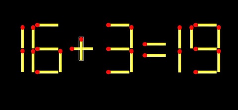 Thử tài IQ: Di chuyển một que diêm để 5+11=17 thành phép tính đúng - Ảnh 1.