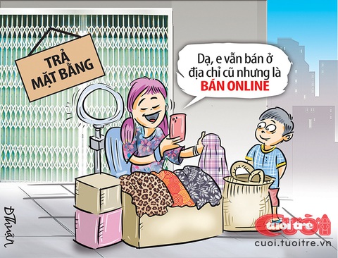 Buôn bán ở mặt tiền của... nhà mặt tiền - Ảnh 1.