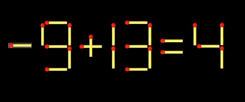 Thử tài IQ: Di chuyển một que diêm để 9-4=6 thành phép tính đúng - Ảnh 1.
