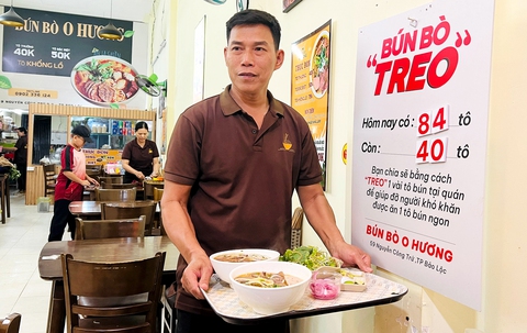 Bún bò 'treo' ở xứ sương mù - Ảnh 1. Bún bò 'treo' ở xứ sương mù - Ảnh 1.