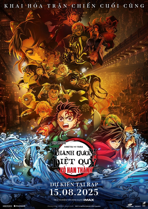 Bom tấn anime 'Thanh gươm diệt quỷ: Vô hạn thành' ấn định ngày ra rạp Việt - Ảnh 1. Bom tấn anime 'Thanh gươm diệt quỷ: Vô hạn thành' ấn định ngày ra rạp Việt - Ảnh 1.