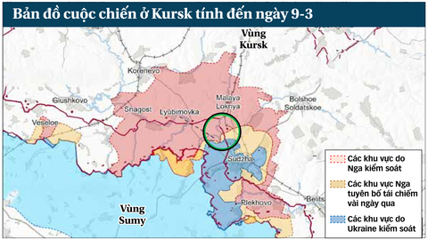 Thất thế ở Kursk, Ukraine yếu thế về đàm phán - Ảnh 1. Thất thế ở Kursk, Ukraine yếu thế về đàm phán - Ảnh 1.
