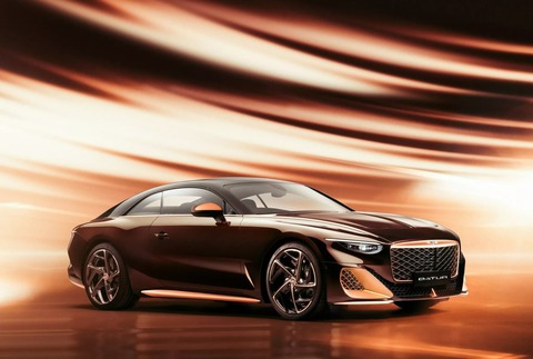 Bentley hé lộ Batur chế tạo từ vàng hồng hào nhoáng, giá dự đoán bằng siêu xe - Ảnh 1.