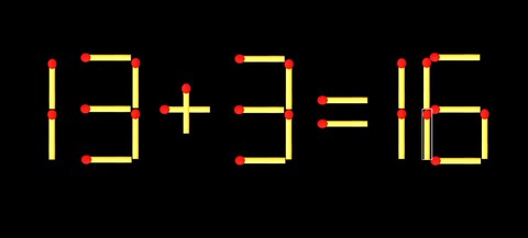 Thử tài IQ: Di chuyển một que diêm để 11+17=0 thành phép tính đúng - Ảnh 1.